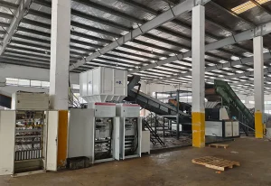 தொழில்துறை திடக்கழிவு துண்டாக்கும் அமைப்பு திட்டம்